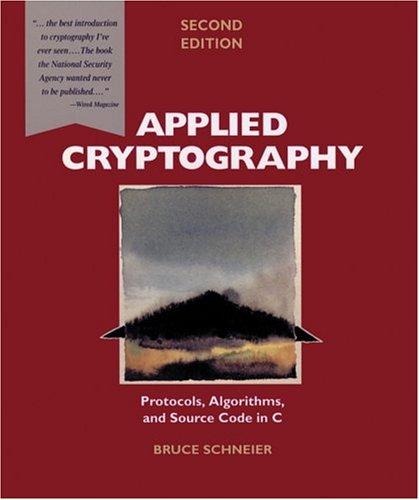 Applied Cryptography (1995, Wiley)