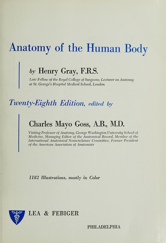 Henry Gray: Anatomy of the human body. (1966, Lea & Febiger)