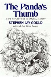 Stephen Jay Gould: The Panda's Thumb (1987, Books on Tape, Inc.)